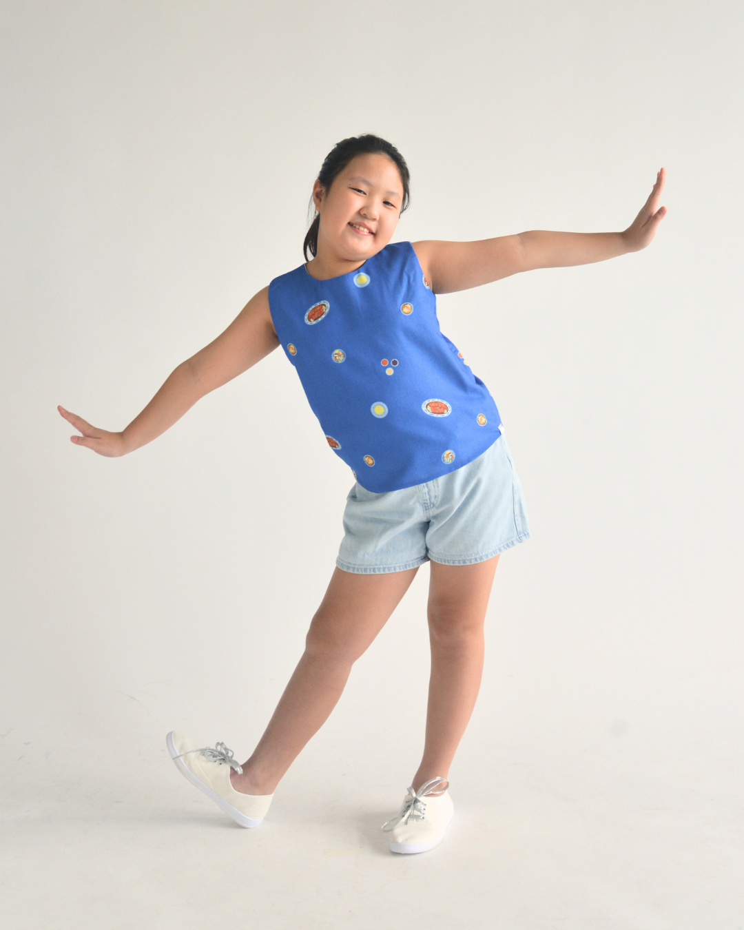 Chicken Rice Reversible Sleeveless Top