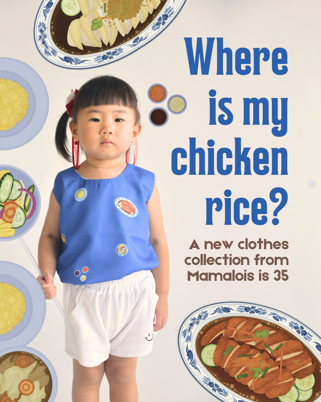 Chicken Rice Reversible Sleeveless Top
