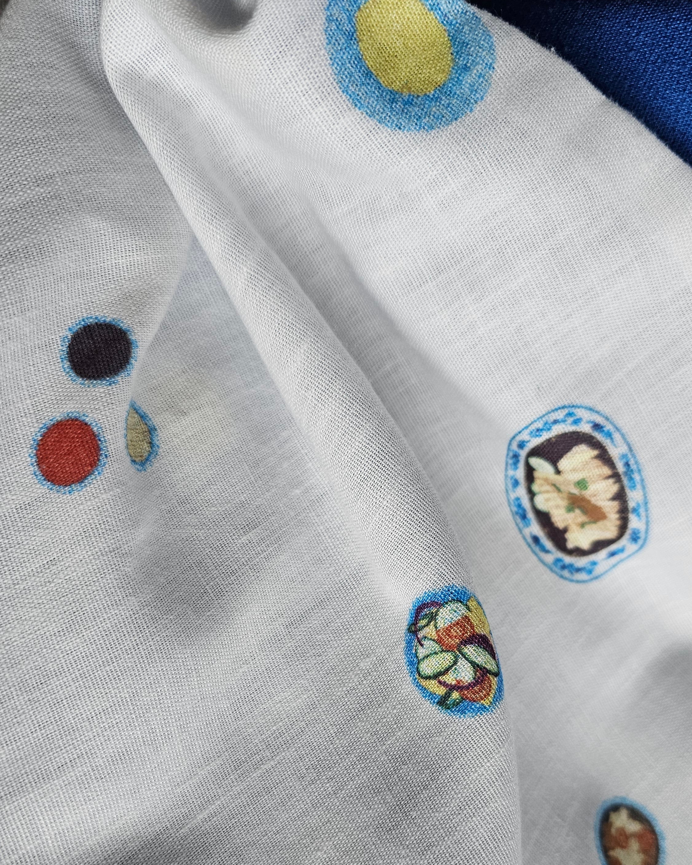 Chicken Rice Reversible Wrap Skirt