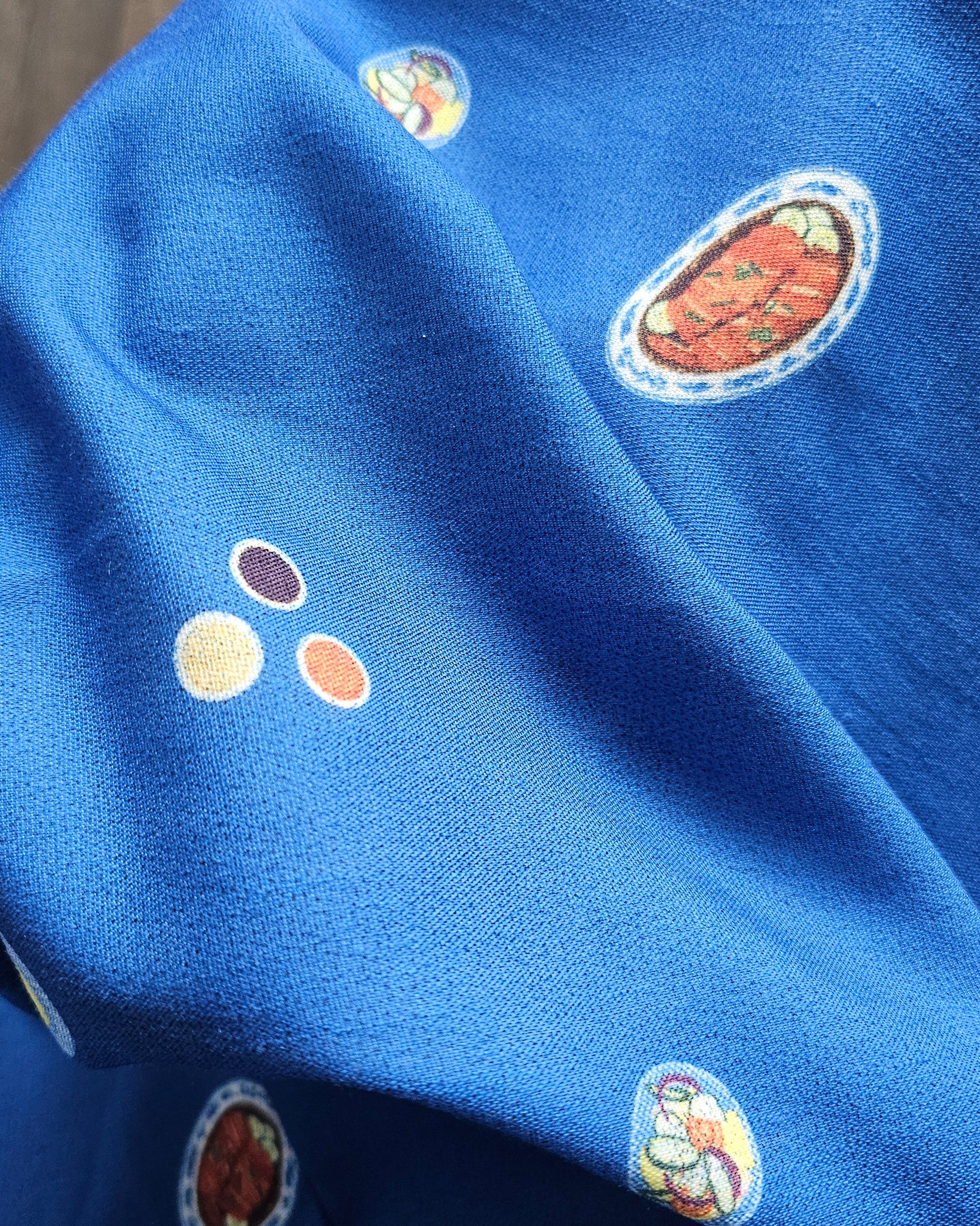 Chicken Rice Reversible Wrap Skirt